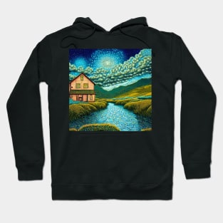 Beautiful Cartreuse Cosmic Hoodie